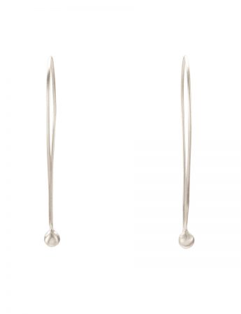 Large Tear Pleurs Earrings – Silver