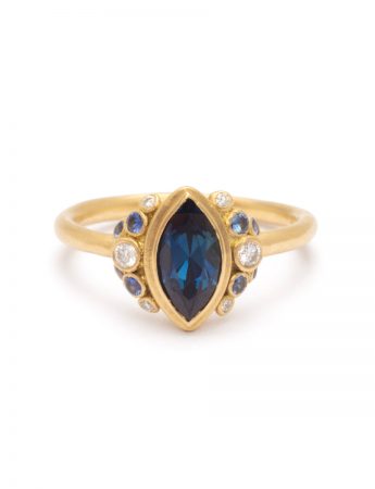 A Marquise for Madame Pompadour Ring – Sapphire