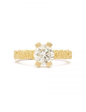 1ct Diamond Ring – Yellow Gold & White Diamond