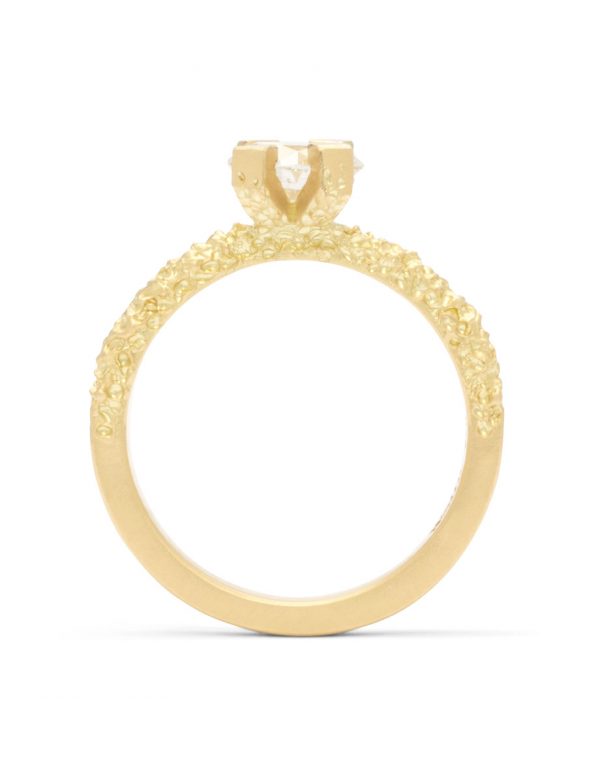 1ct Diamond Ring – Yellow Gold & White Diamond