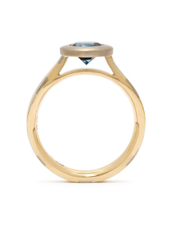 Cobalt Terrain Ring – Blue Australian Sapphire
