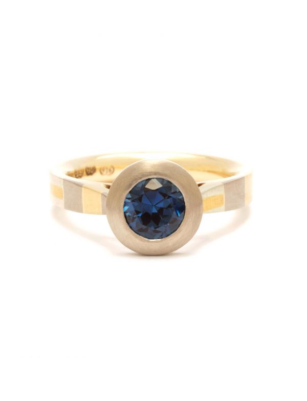 Cobalt Terrain Ring – Blue Australian Sapphire