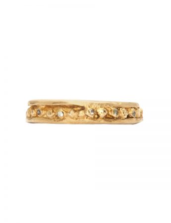 Astarte Ring – Gold & Green Sapphire