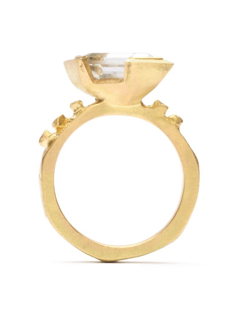 Soloro Ring – Gold & ‘Killiecrankie Diamond’ Topaz