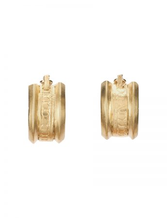 Brazalete Earrings – Yellow Gold