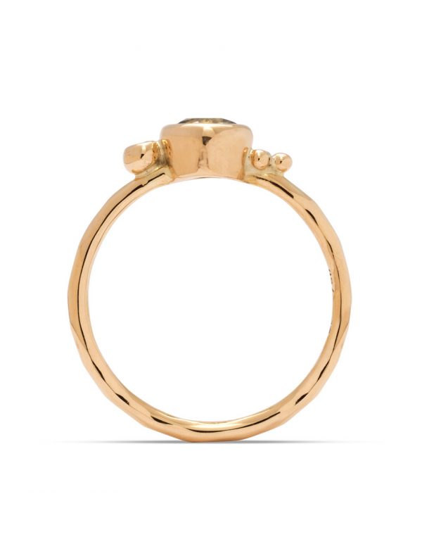 Woodland Toi Et Moi Ring – Yellow & Green Parti Sapphire