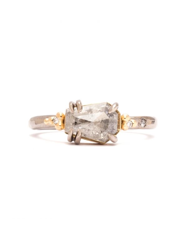 Winter Ring – Salt & Pepper Diamond