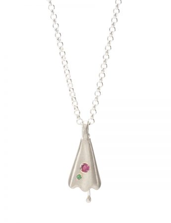 Bell Necklace – Tourmaline & Emerald