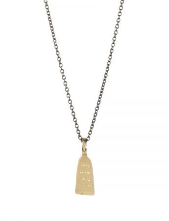 Whisper Necklace – Gold & Blackened Silver