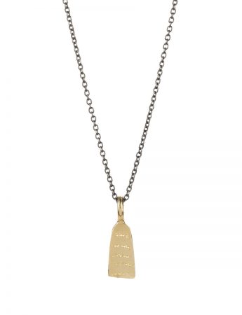 Whisper Necklace – Gold & Blackened Silver