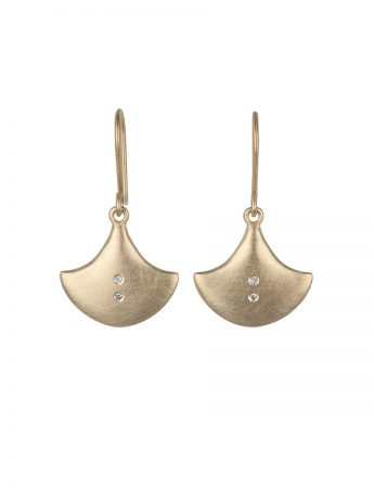 Balance Earrings – Gold & Diamonds