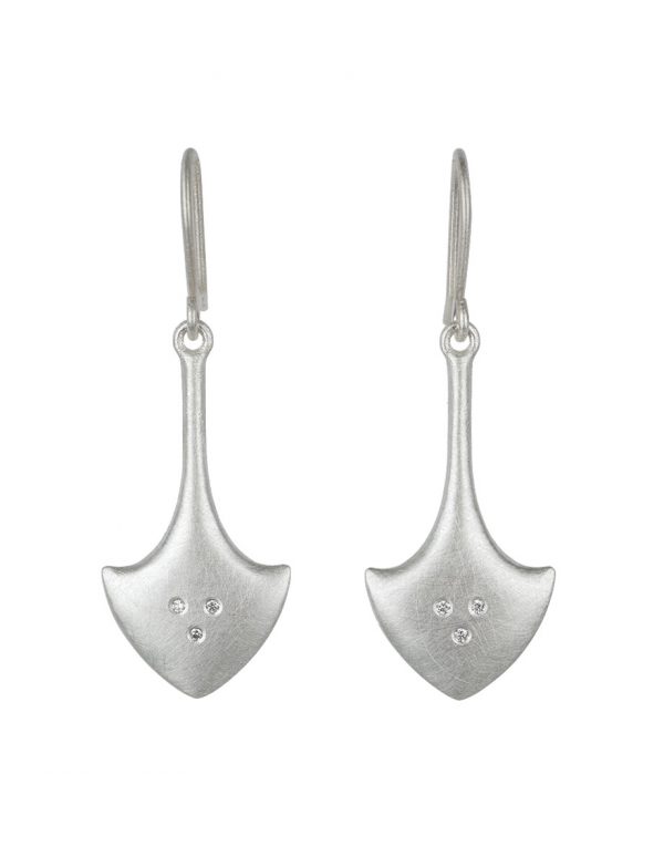 Constellation Earrings – Silver & Diamond