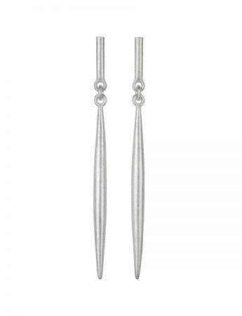 Filament Stud Earrings – Silver