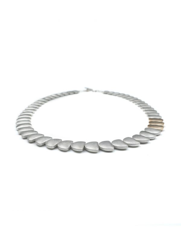 Follow The Current Necklace – Silver & Gold