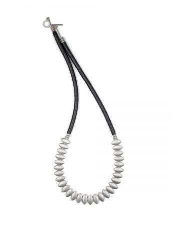 Between Seasons Necklace – Silver & Hematite