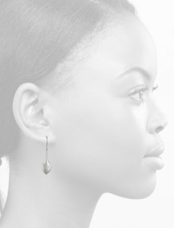 Network of Light Earrings – Silver & Diamonds