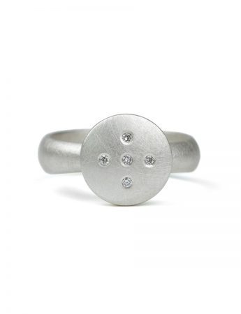 Still Light Ring – Silver & Diamond