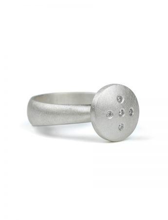 Still Light Ring – Silver & Diamond
