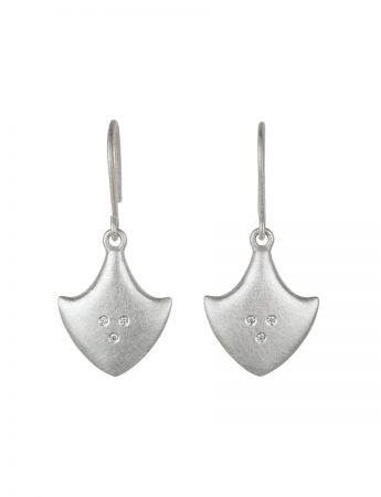 Constellation Earrings – Silver & Diamond