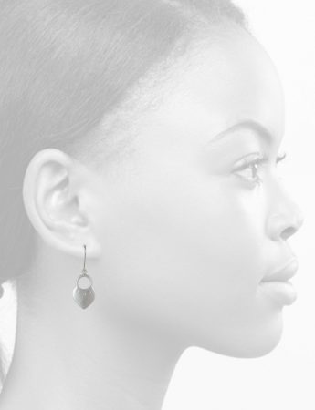 Heart of Light Earrings – Silver & Diamond