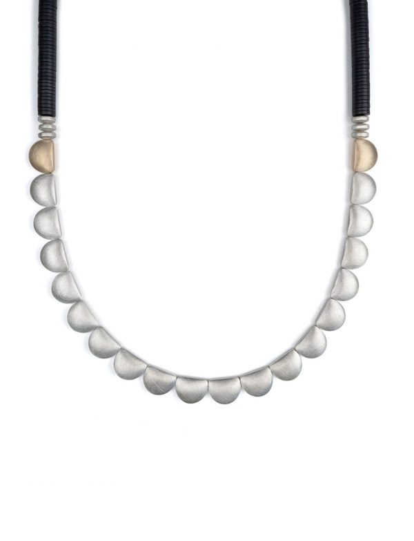 Changing Rhythms Necklace – Silver & Hematite
