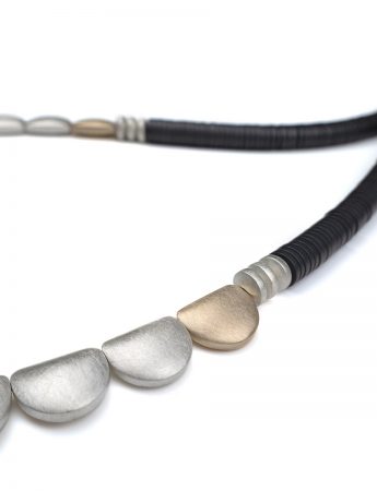 Changing Rhythms Necklace – Silver & Hematite