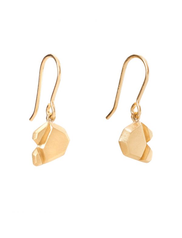 Counterbalance Hook Earrings – Yellow Gold