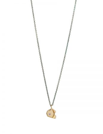 Counterbalance Necklace – Gold & Pink Sapphire