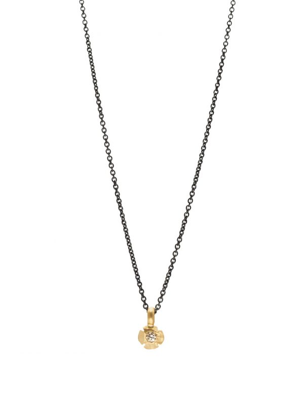 Memento Necklace – Yellow Gold & Diamond