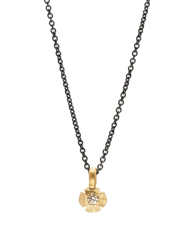 Memento Necklace – Yellow Gold & Diamond