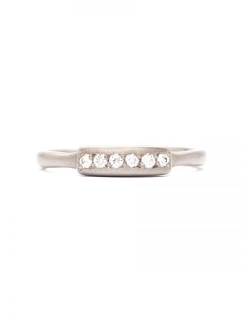 Horizon Ring – White Gold & Diamond