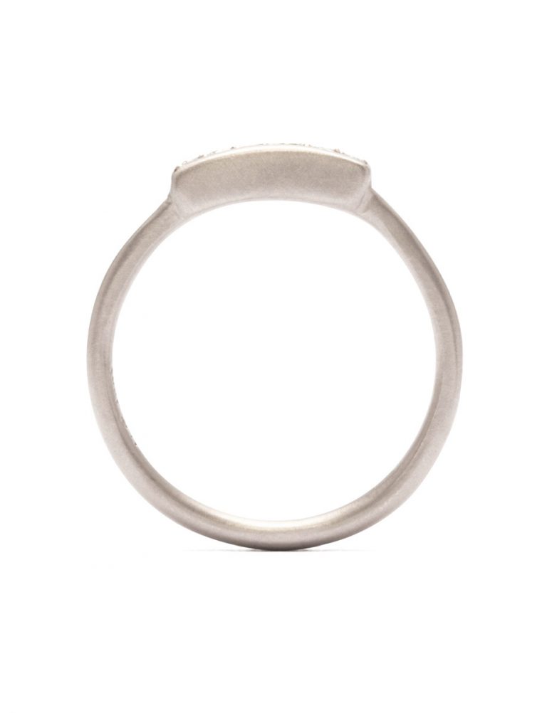 Horizon Ring – White Gold & Diamond