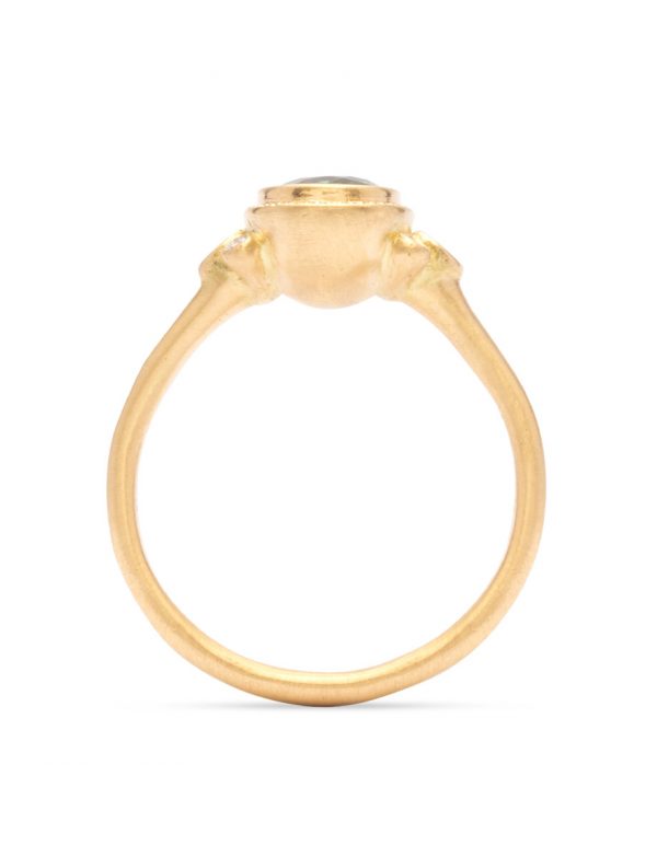 Old World Ring – Green Sapphire & Gold