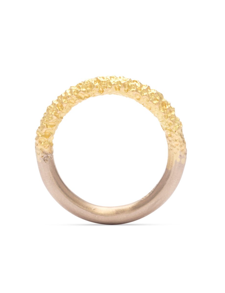 White & Yellow Gold 50/50 Ring | e.g.etal | Melbourne