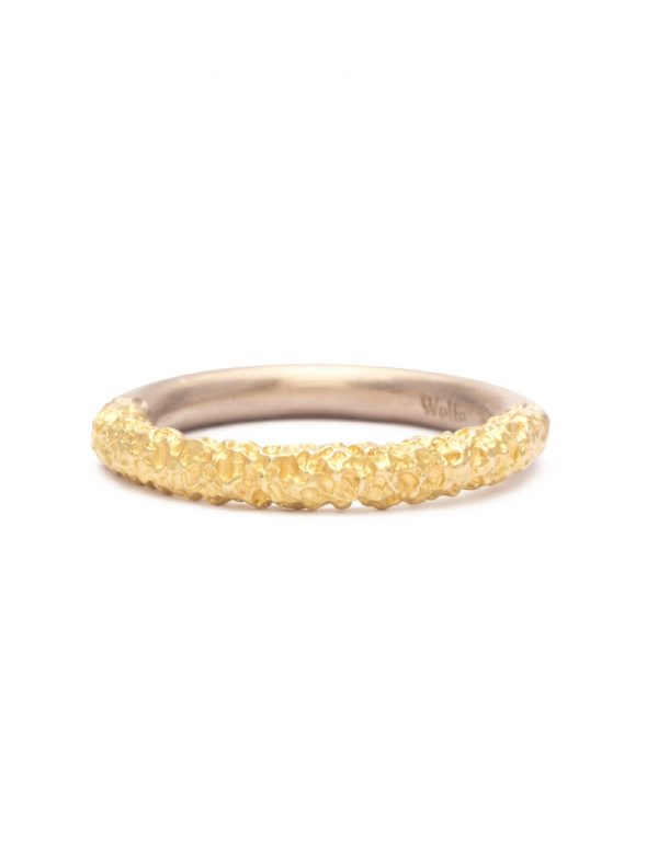 50/50 Ring – Yellow & White Gold