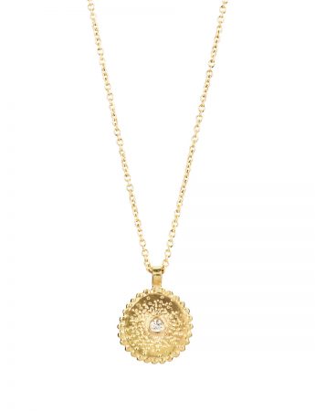 Star Necklace – Yellow Gold & Diamond