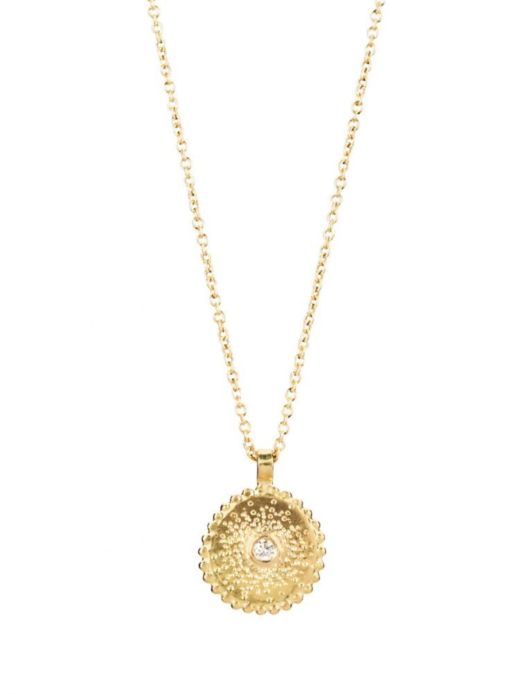 Star Necklace – Yellow Gold & Diamond