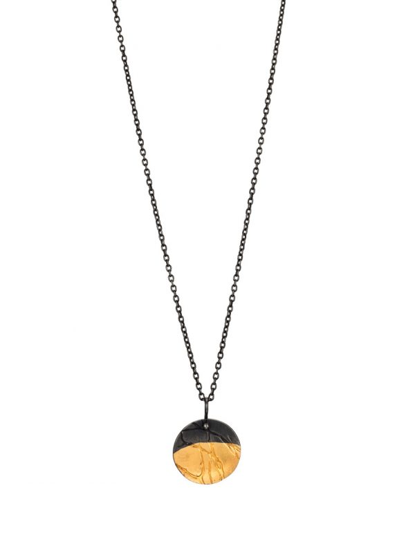 Moonrise Pendant – Black & Gold