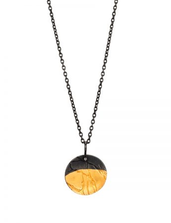 Moonrise Pendant – Black & Gold