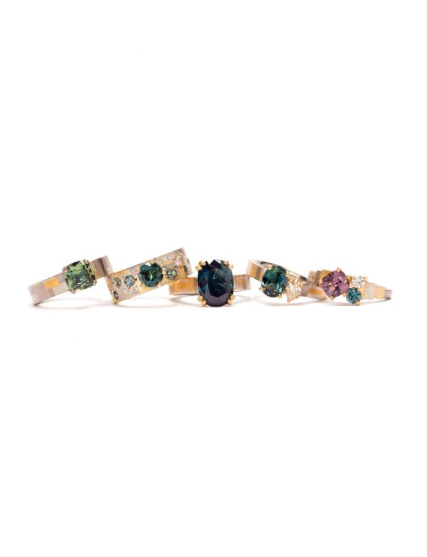 Flourishing Terrain Ring – Gold & Sapphire