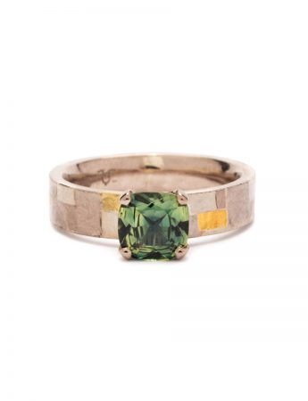 Eucalypt Terrain Ring – Gold & Sapphire