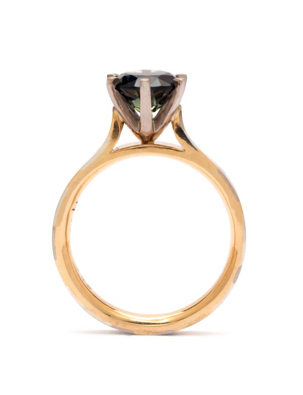Everlasting Terrain Ring – Gold & Sapphire