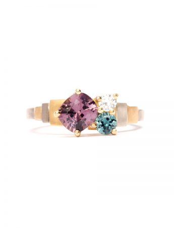 Encountered Sequence Ring – Spinel, Sapphire & Diamond