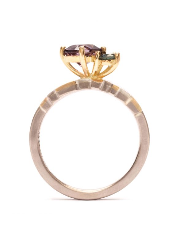 Encountered Sequence Ring – Spinel, Sapphire & Diamond