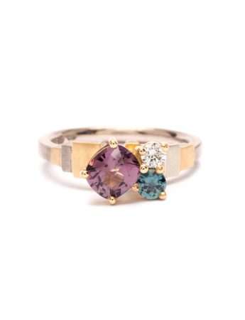 Encountered Sequence Ring – Spinel, Sapphire & Diamond
