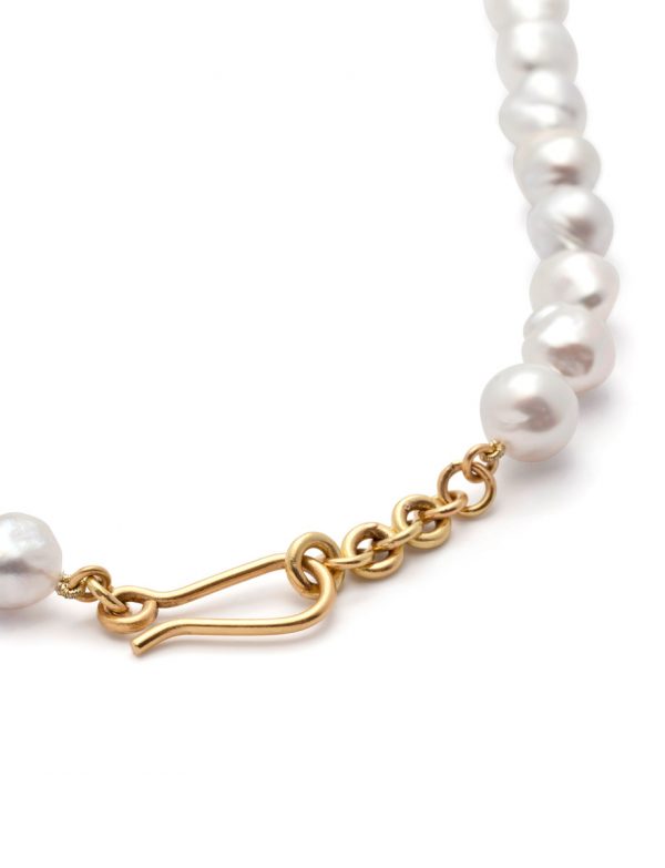 Baroque South Sea Pearl Necklace – Yellow Gold
