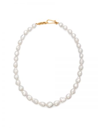 Baroque South Sea Pearl Necklace – Yellow Gold