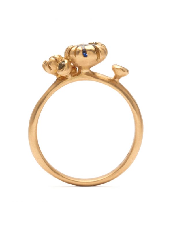 Petits Bouquet Ring – Yellow Gold & Sapphires