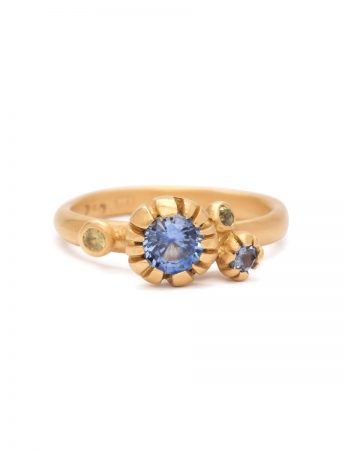 Petits Bouquet Ring – Yellow Gold & Sapphires