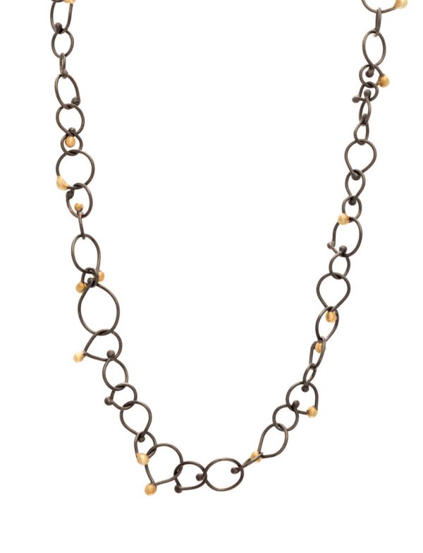 Noir D’Or Chain – Blackened Silver & Gold